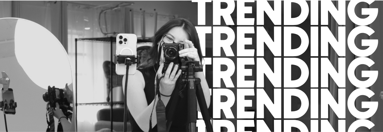 Social Media Content Shoot by Blue Halo Agency for Trending Social Media
