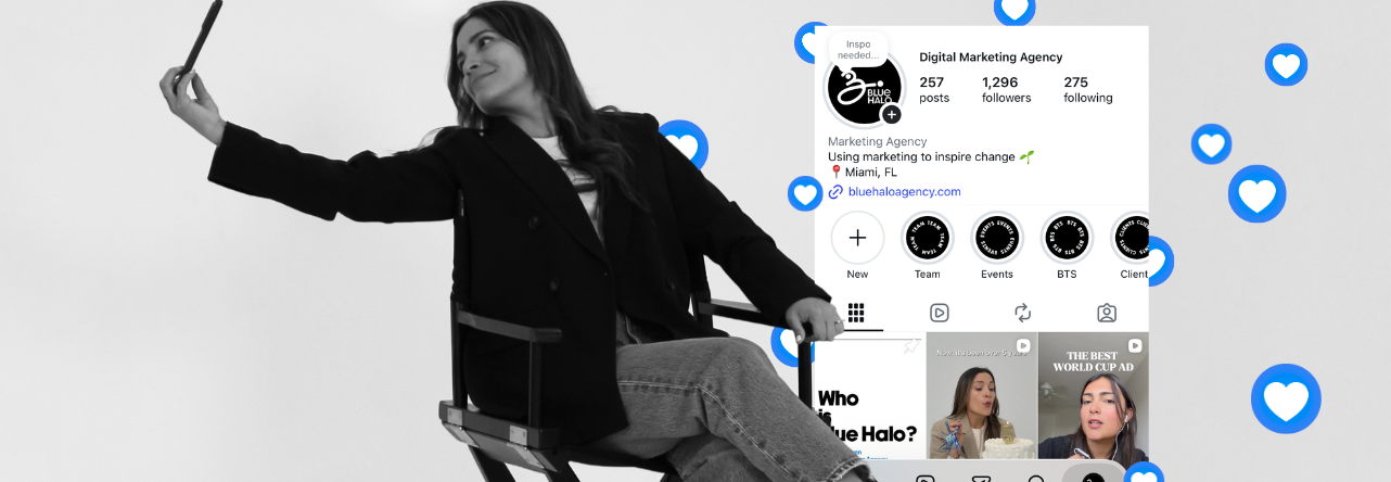 August Trending Instagram in article image Blue Halo Agency Instagram Trends 2026 August in article image. Blue Halo Agency Social Media Marketing design